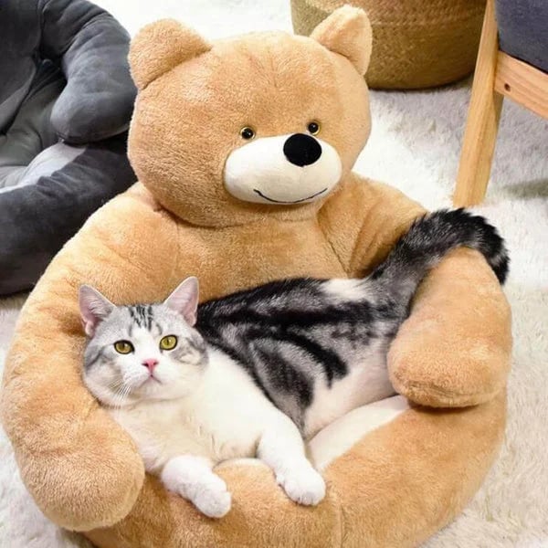 🐶 55% OFF 🐱 Teddy bear pillow cat and dog beds