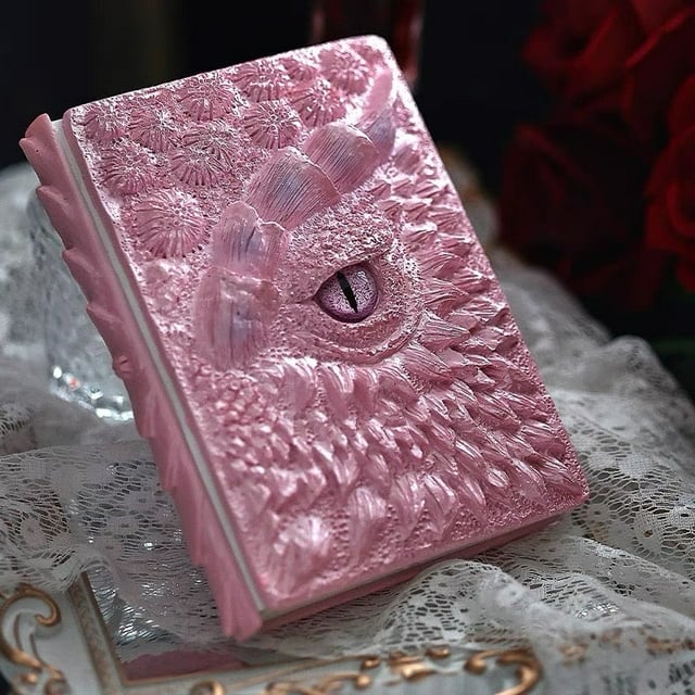 Dragon Eye 3D Embossed Journal - Handmade Resin Engraved Notebook