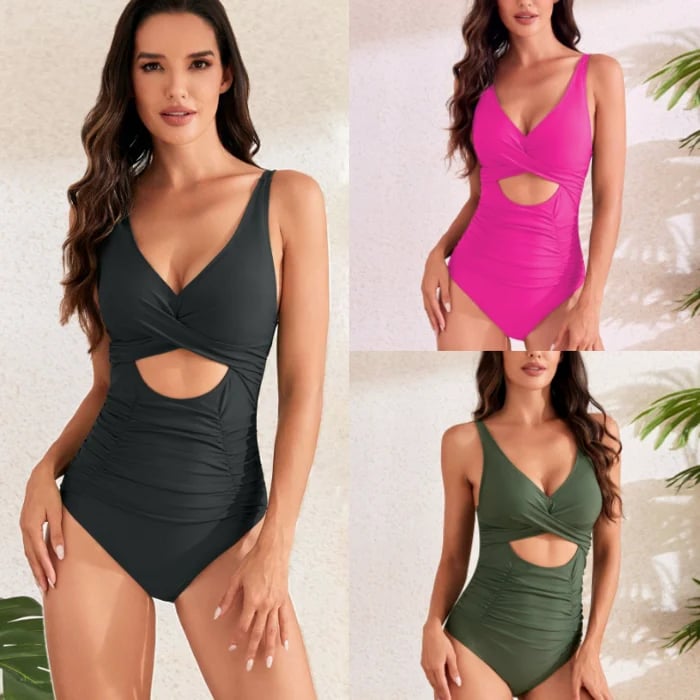 2024🔥Push Up One Piece Tummy Control Swimsuit