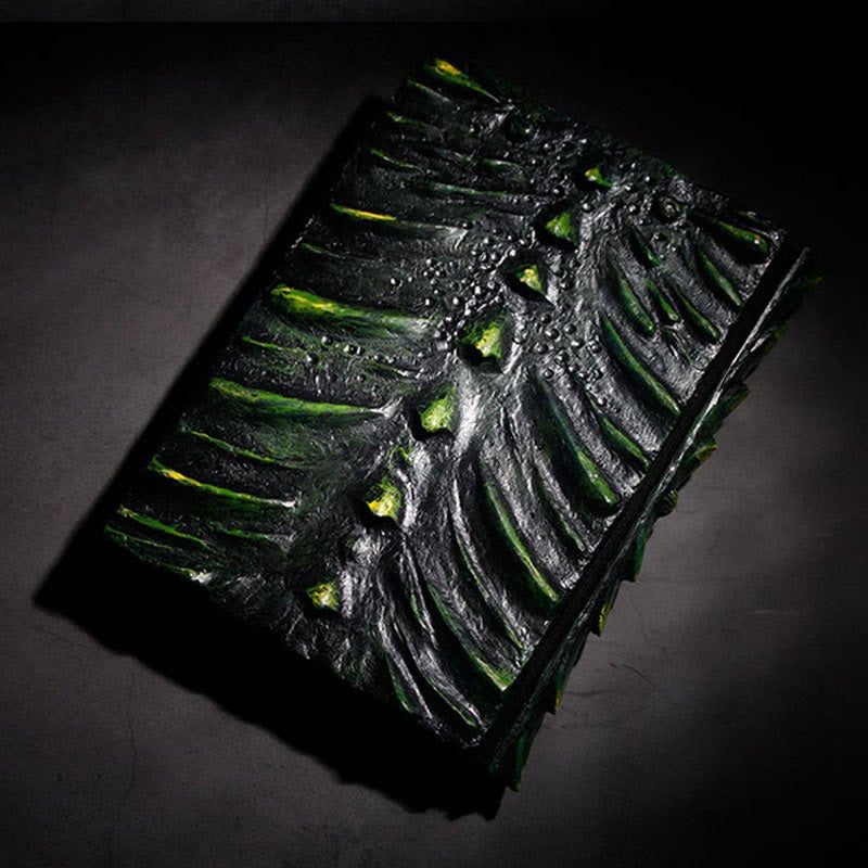 Dragon Eye 3D Embossed Journal - Handmade Resin Engraved Notebook