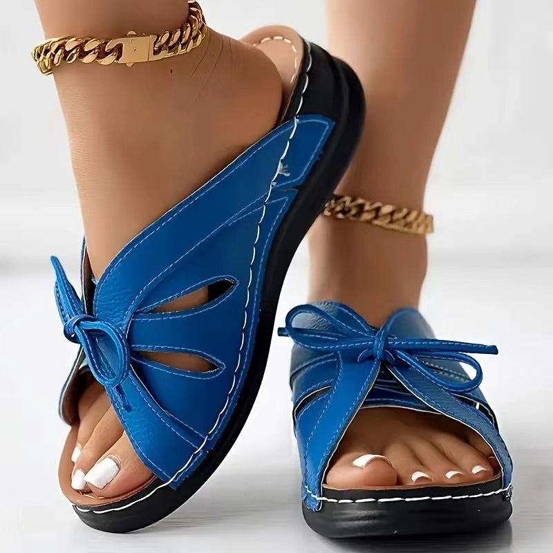 👡 Women's Comfort Bowtie Slide Sandals