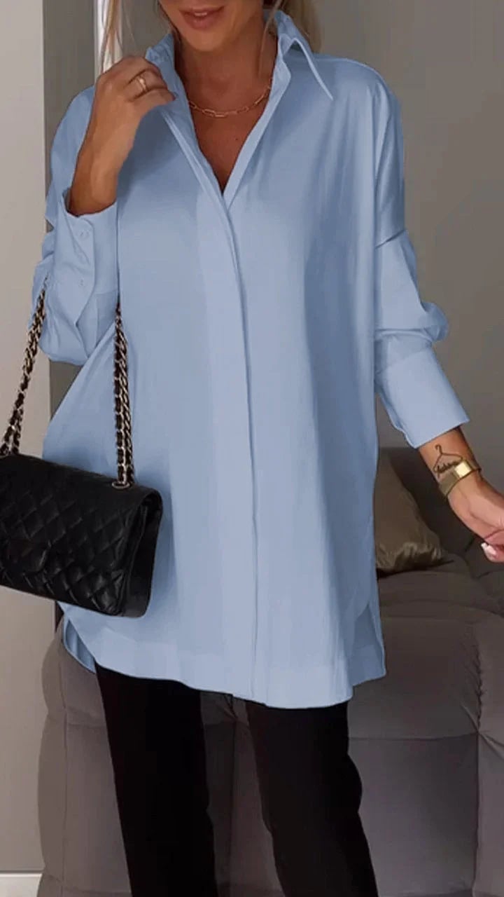 Women Casual Side Slit Shirt (Buy 2 Free Shipping)