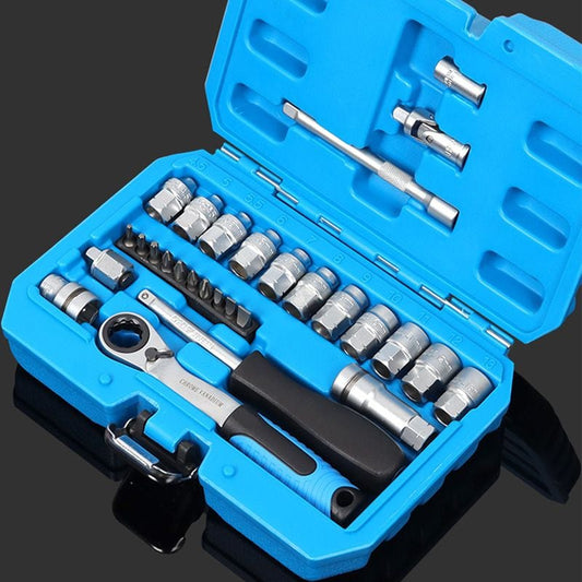 🧰29pcs Core Ratchet Socket Wrench Kit