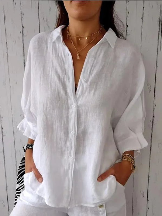 Women's Cotton Casual Shirt(BUY 2 FREE SHIPPING)