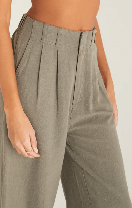 49% OFF🔥Women's elastic high waist casual wide leg pants (Buy 2 Free Shipping)