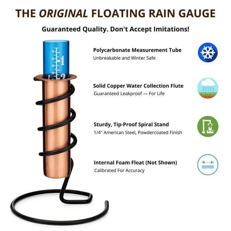 Copper Rain Gauge