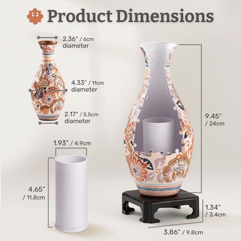 🧩3D Art Puzzle Vase