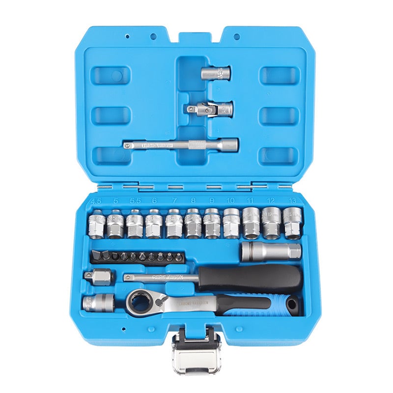 🧰29pcs Core Ratchet Socket Wrench Kit