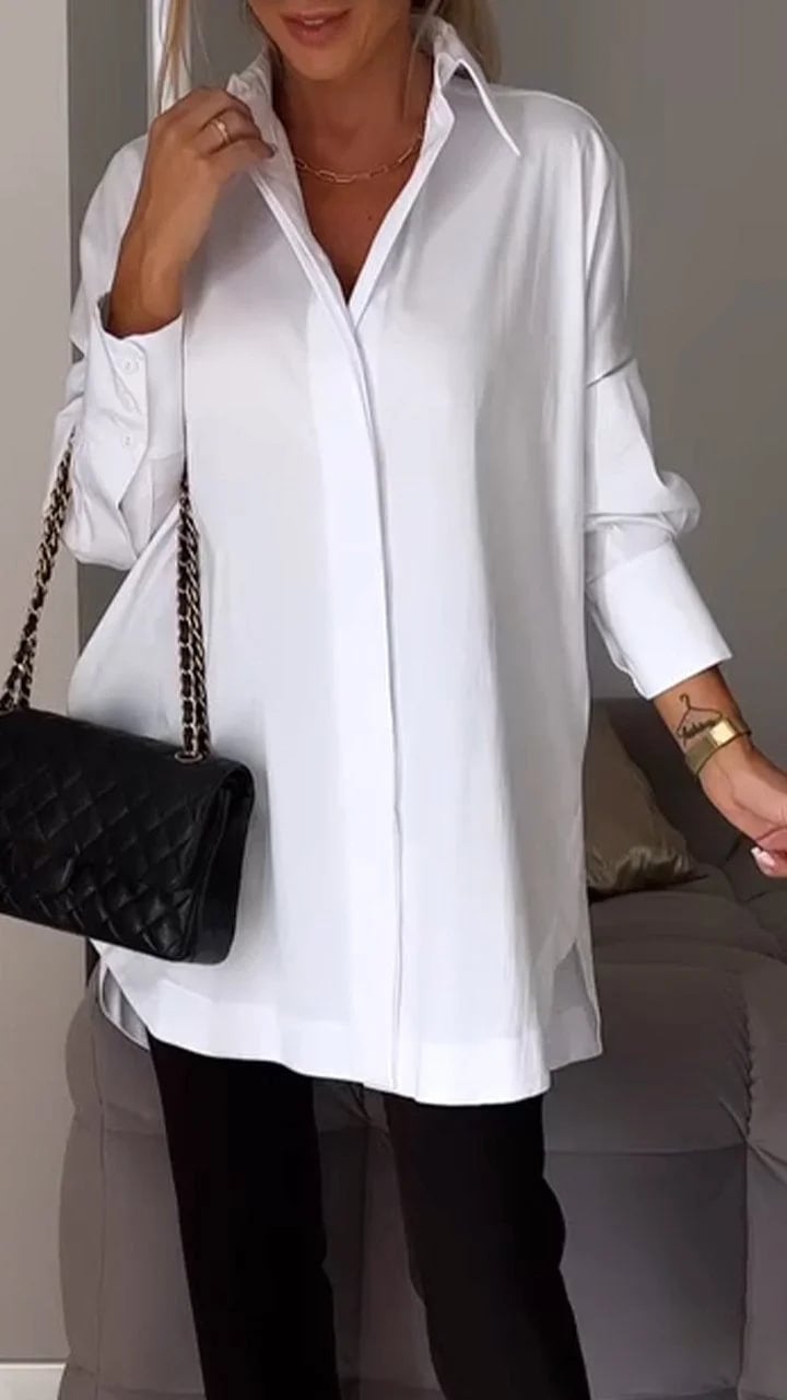 Women Casual Side Slit Shirt (Buy 2 Free Shipping)