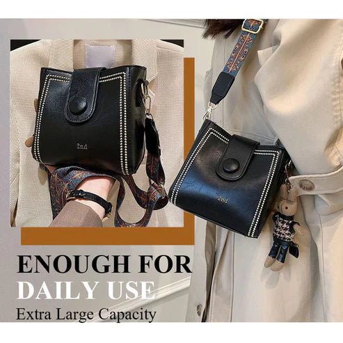 👜Vintage Fashion Bag with Adjustable Wider Shoulder Strap