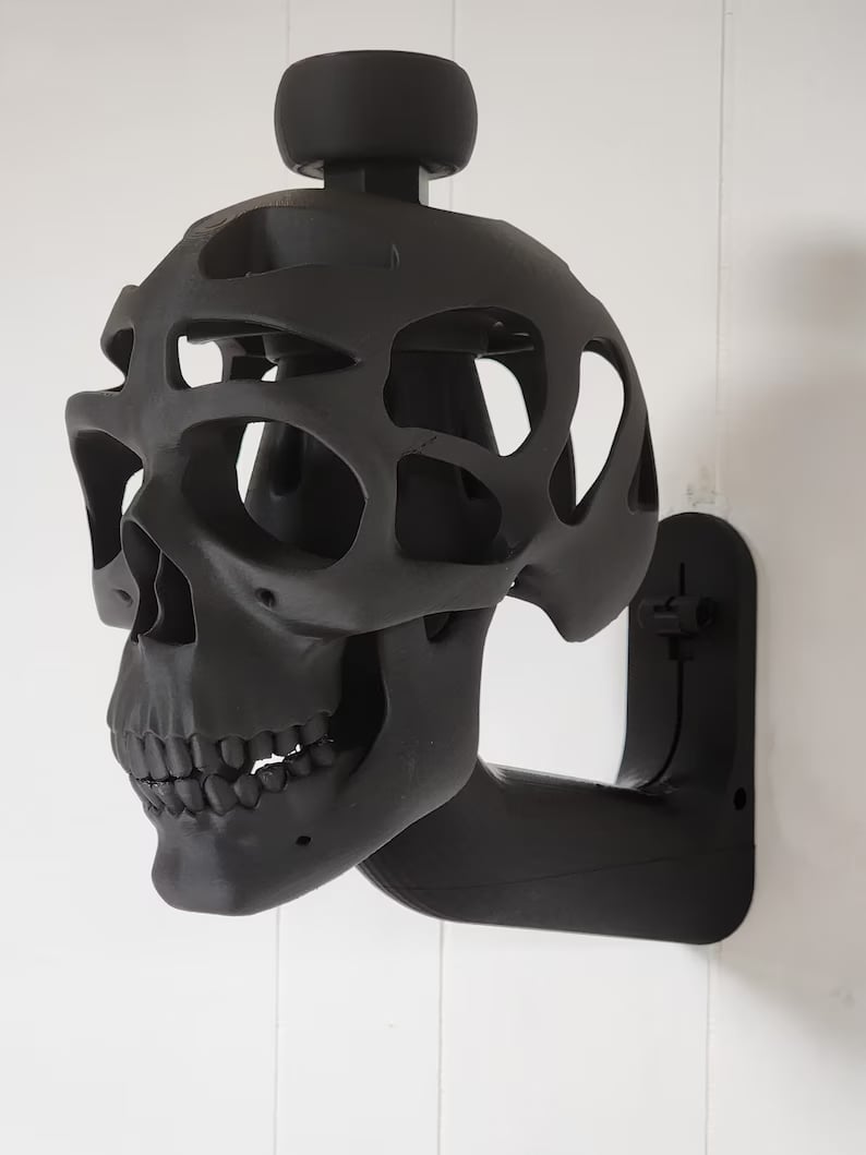 💀 3D Skull Helmet Display Package