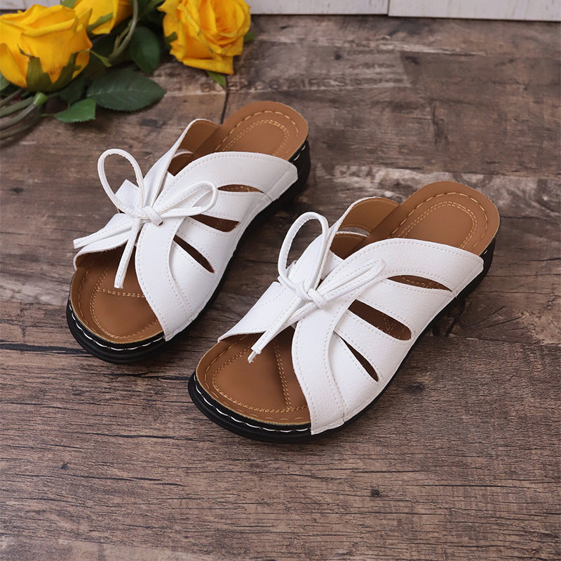 👡 Women's Comfort Bowtie Slide Sandals