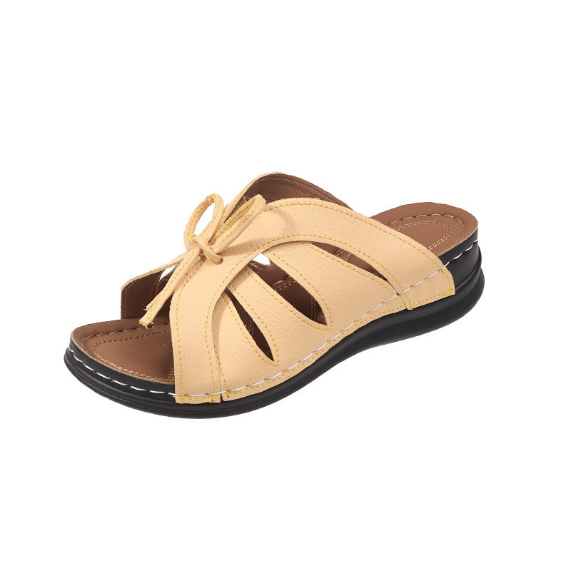 👡 Women's Comfort Bowtie Slide Sandals