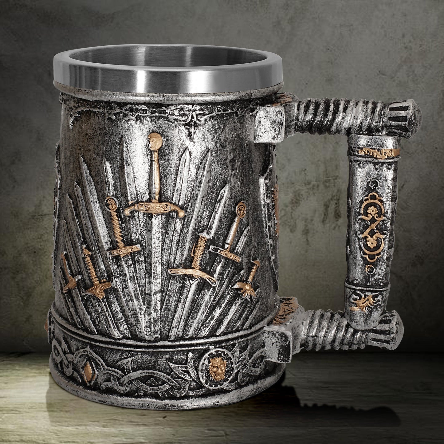 Nordic Rune Beer tankard