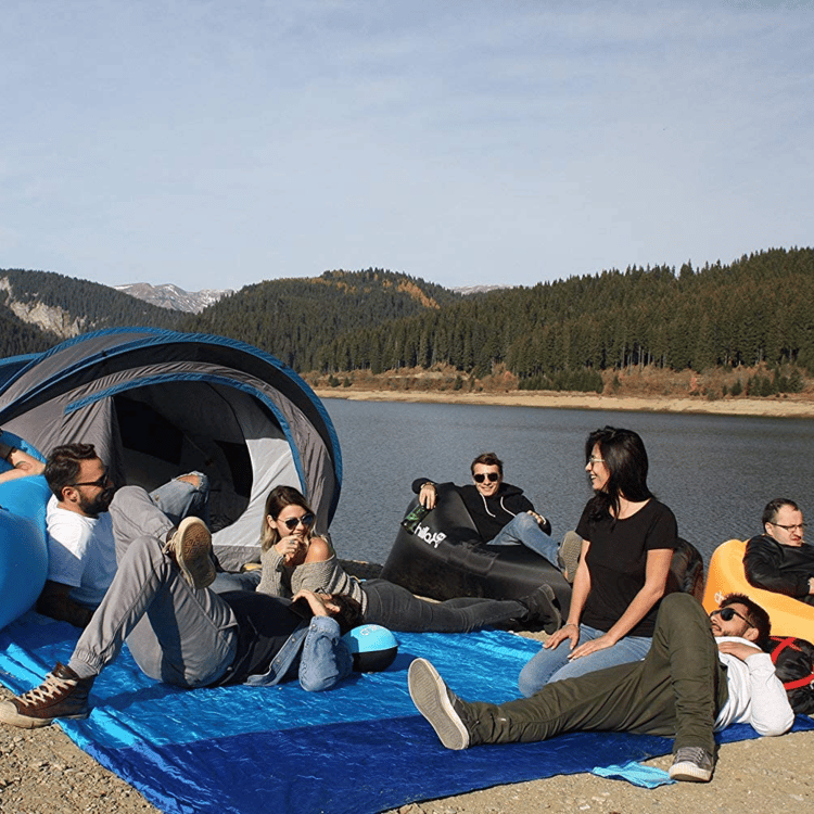 🔥Summer Hot Sale🔥Sandproof Beach Blanket (With 4 Anchor Stakes)