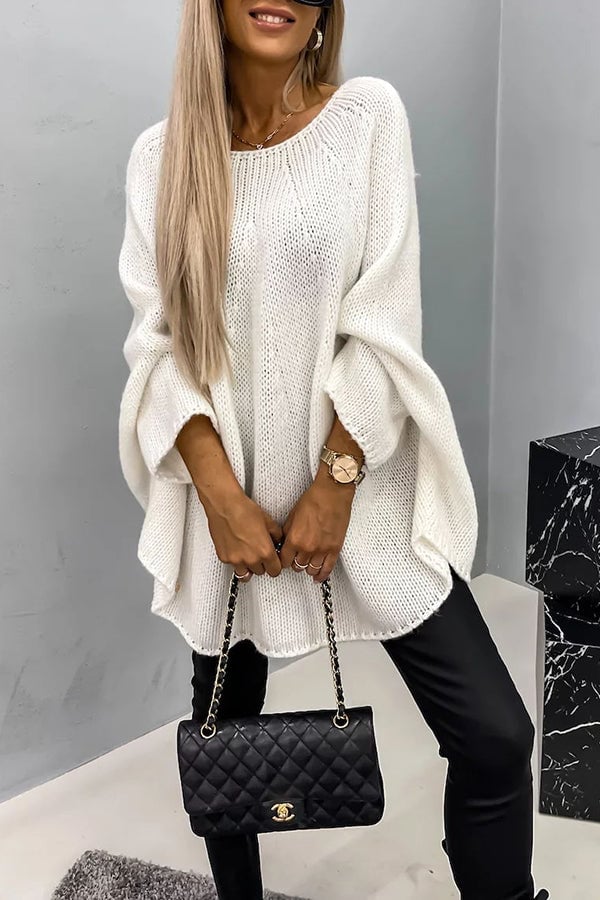 🍁HOT SALE🍁 Women’s Elegant Knitted Cape Sweater