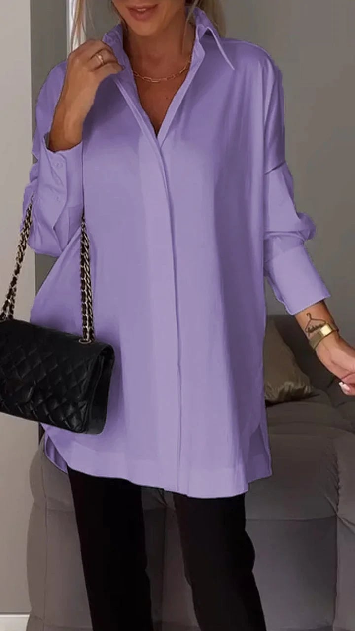 Women Casual Side Slit Shirt (Buy 2 Free Shipping)