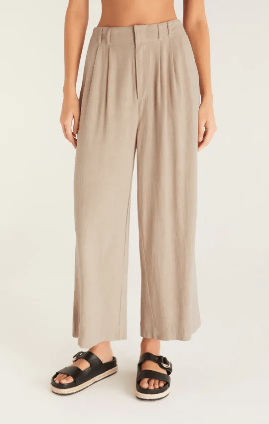 49% OFF🔥Women's elastic high waist casual wide leg pants (Buy 2 Free Shipping)