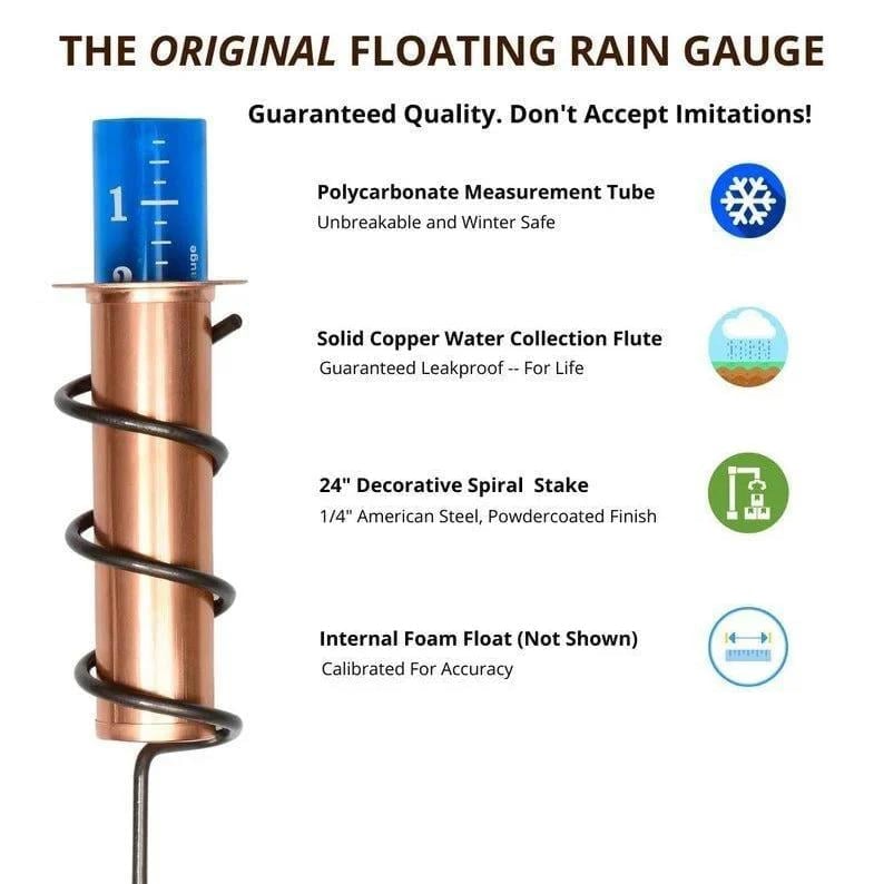 Copper Rain Gauge