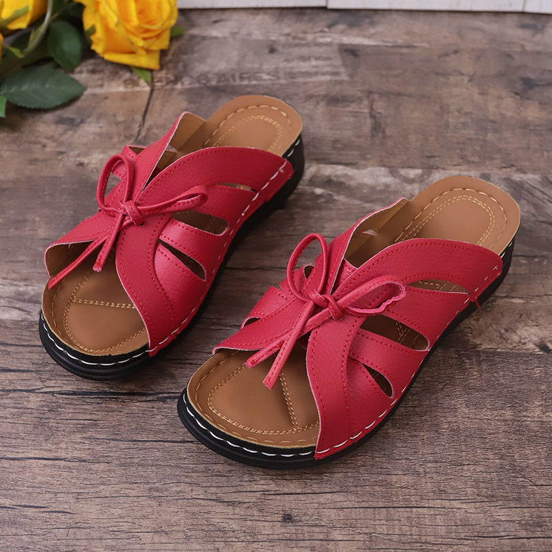 👡 Women's Comfort Bowtie Slide Sandals