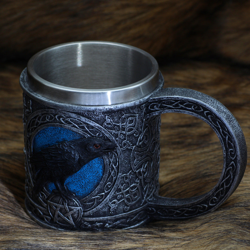 Nordic Rune Beer tankard