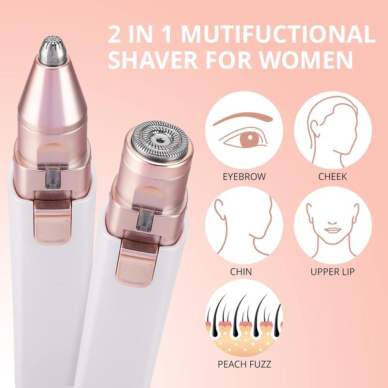 🔥 2-in-1 Women's Eyebrow and Facial Hair Removal Device