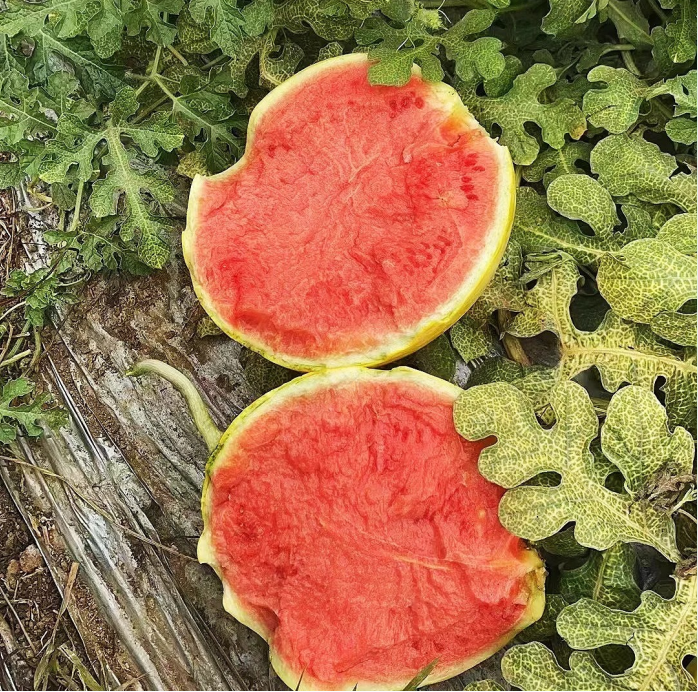 Yellow Skinned Red Flesh Watermelon Seeds