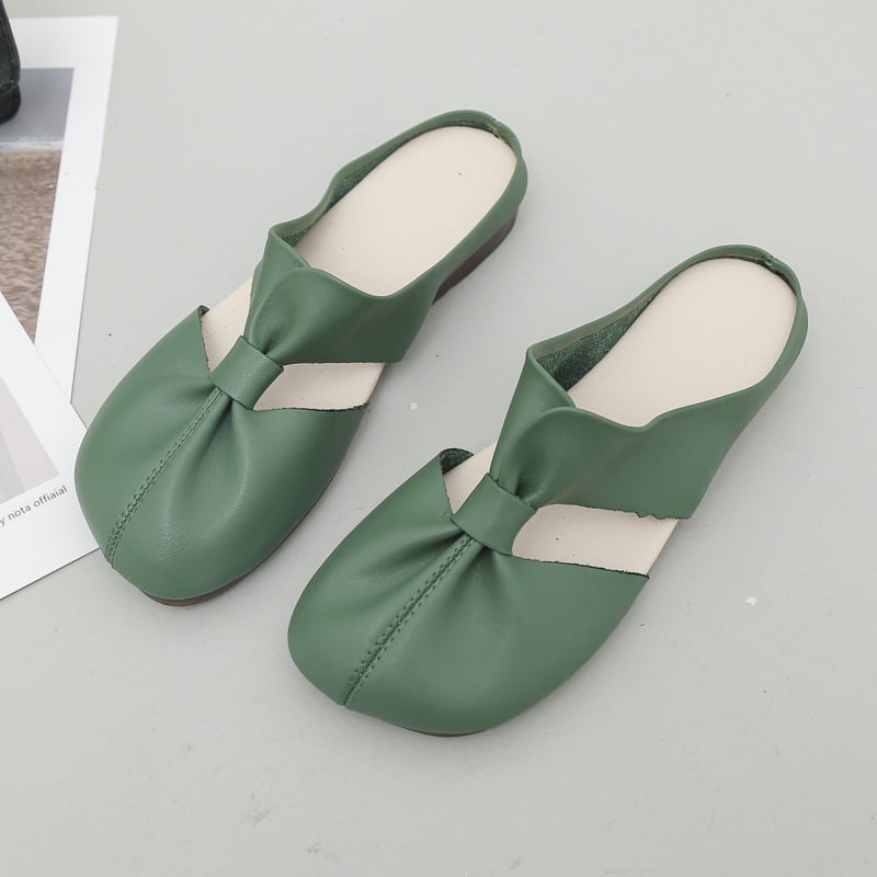 🎊 Hot Sale👣Cut Out Design Flat Mules