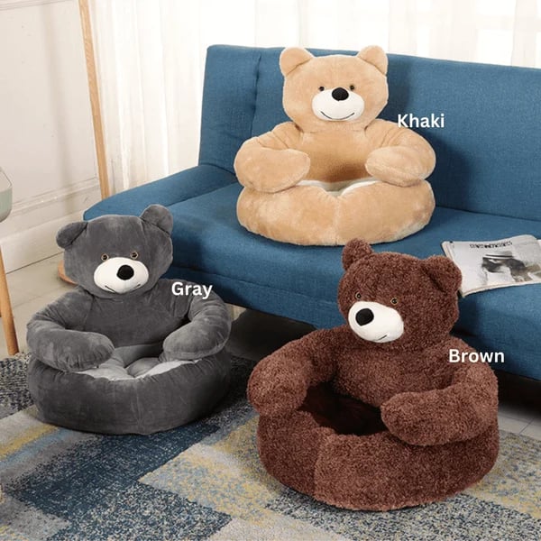 🐶 55% OFF 🐱 Teddy bear pillow cat and dog beds