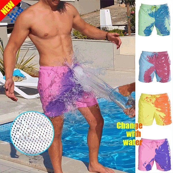 Men's Color Changing Swim Trunks🏊‍♂⏰BUY 2 FREE SHIPPING