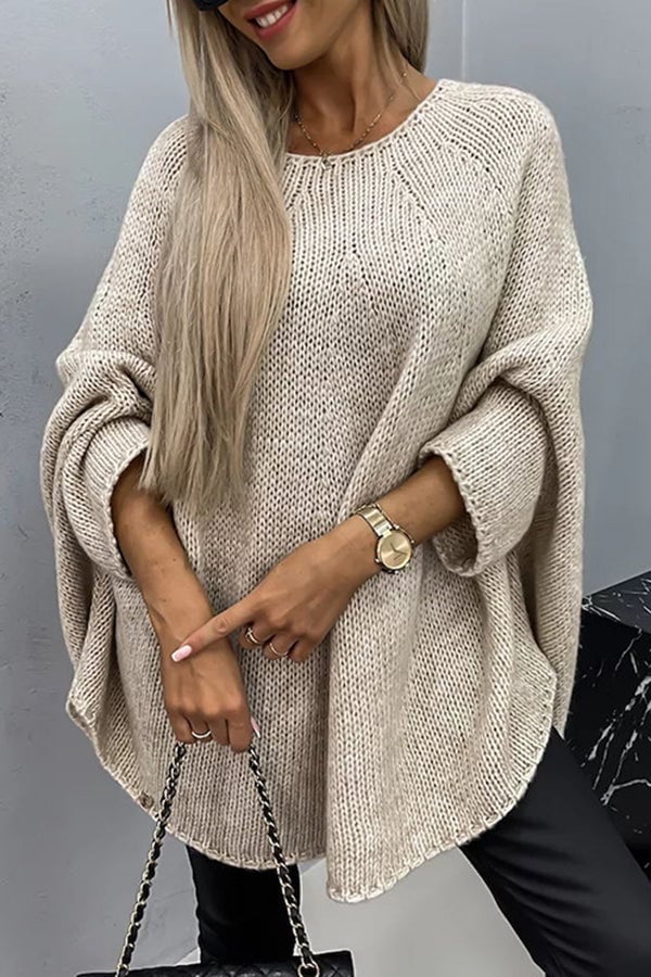 🍁HOT SALE🍁 Women’s Elegant Knitted Cape Sweater