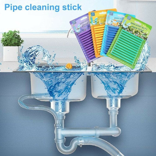 🔥12/set Pipe Cleaning Sticks Oil Decontamination Kitchen Toilet Bathtub Drain Cleaneer-Buy 2 Get 1 Free