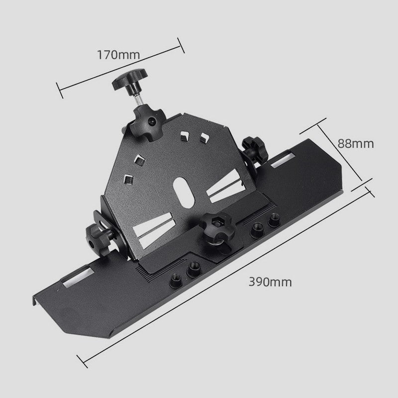 Angle Grinder Stand for 45° Chamfer Cutting