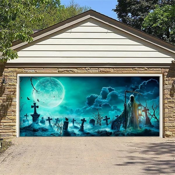 Hot Sale-Halloween 2023 Garage Door Decoration