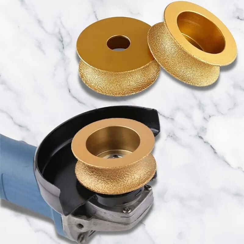 Edge diamond grinding wheel