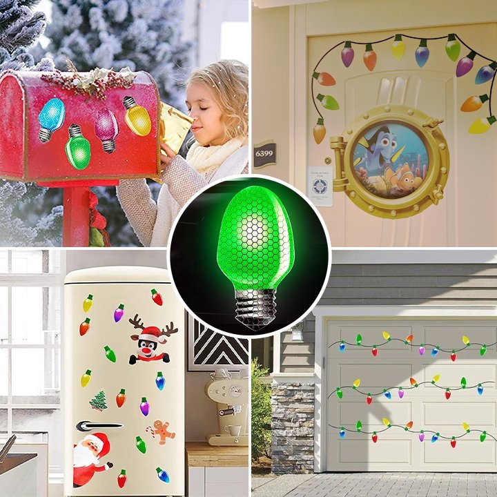 🎁Last Day 48% OFF - Magnet Reflective Light Bulb Decorations✨