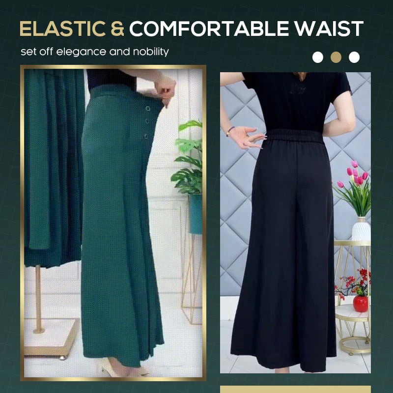 🔥[Comfort and Slim] Stylish Pleated Wide-leg Pants