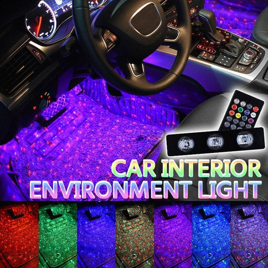 Car Interior Ambient Lights(Contains 4 light bars)