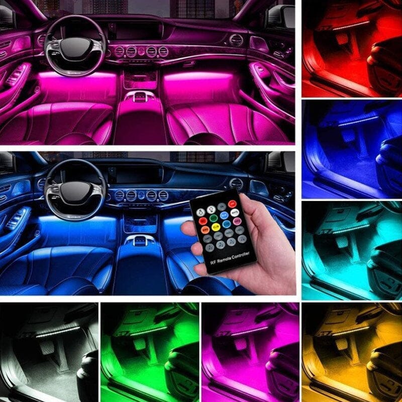 Car Interior Ambient Lights(Contains 4 light bars)