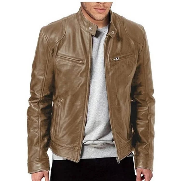 Autumn/Winter Hot Sale：Men's Leather Jacket