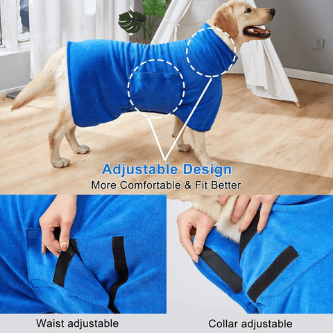 Christmas Sale 50% OFF-Super absorbent pet bathrobe