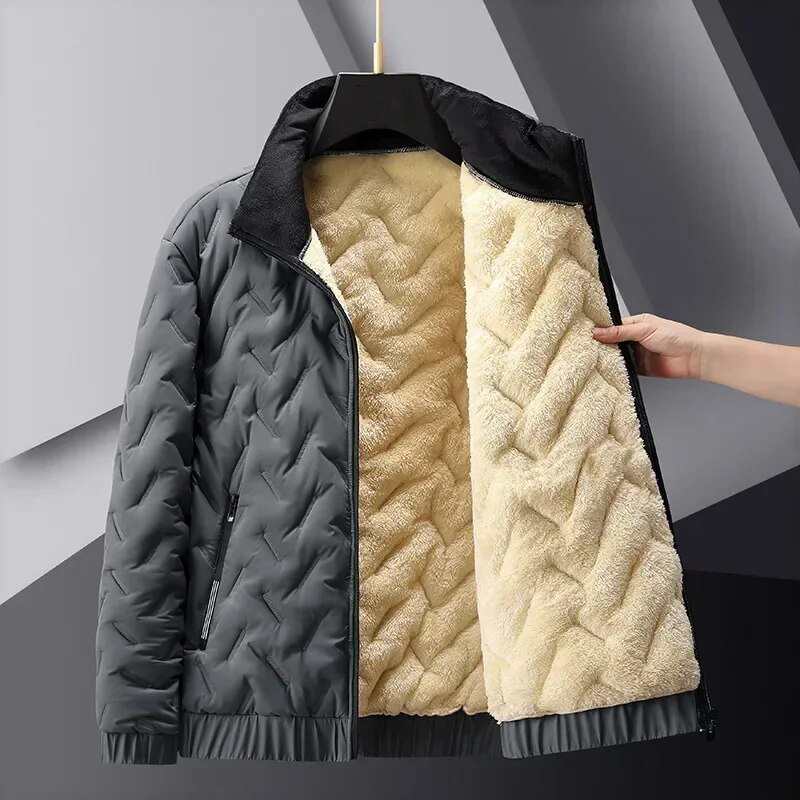 Men's Winter Sherpa Cotton Coat