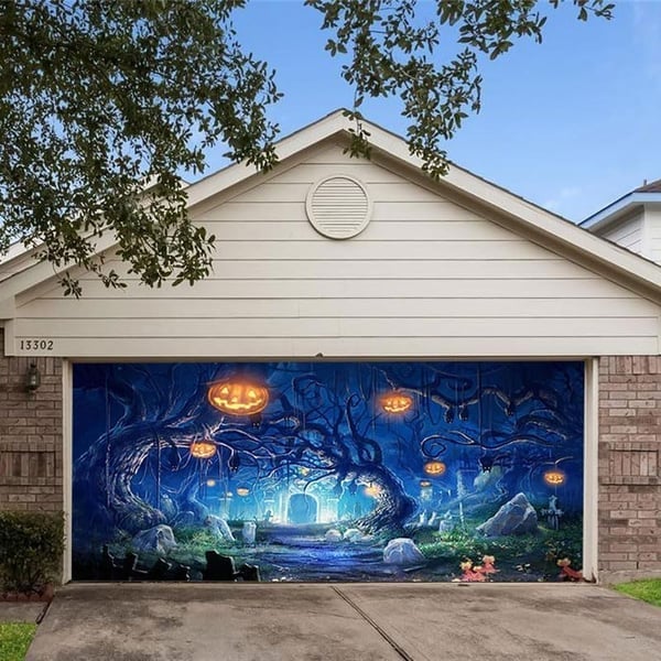 Hot Sale-Halloween 2023 Garage Door Decoration