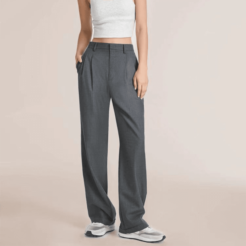 Effortless Tailored Wide Leg Pants