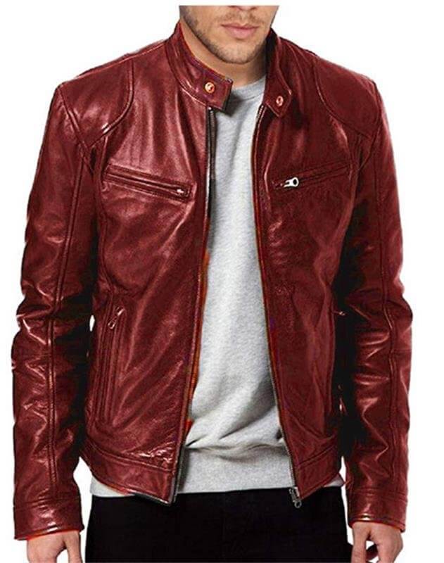 Autumn/Winter Hot Sale：Men's Leather Jacket