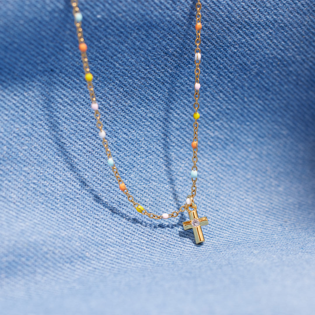 Petite Cross Necklace