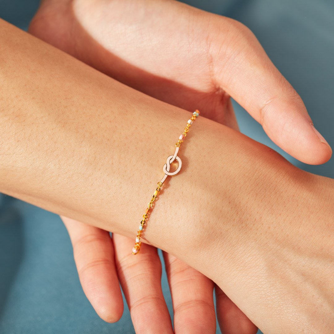 Mother-Daughter Bonding Knot Bracelet