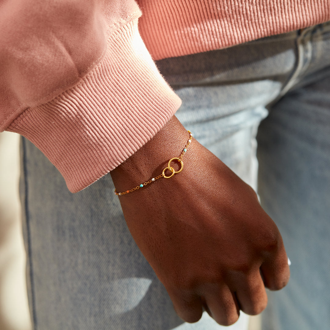 Friendship Bracelet In Silver / Gold Color