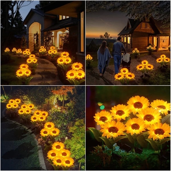 🌻 Waterproof Solar Sunflower Light