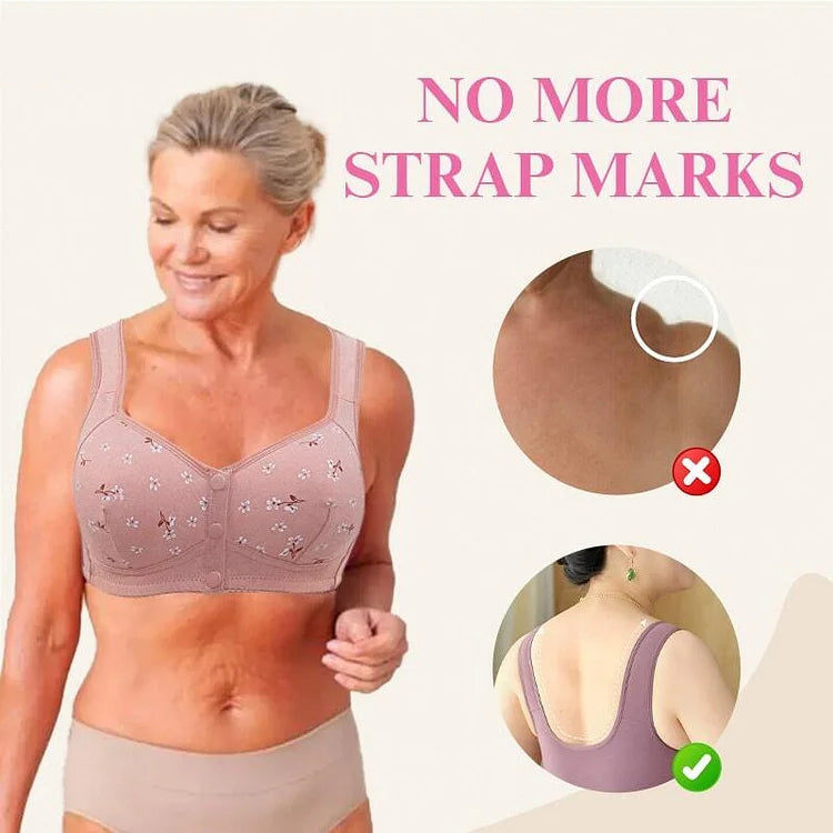 🔥Comfortable & Convenient Front Button Bra